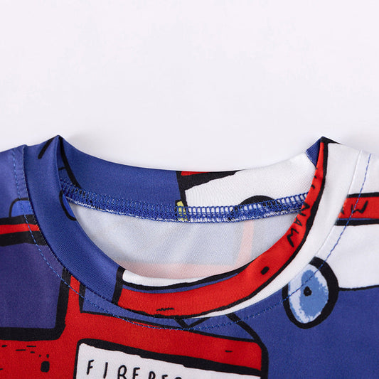 Emergency Rescue Kids Pajama Set – Long Sleeve Shirt and Pants-1