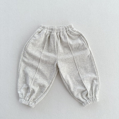 Children’s Spring and Autumn Solid Color Sportswear Pants – Casual Kids Trousers-2