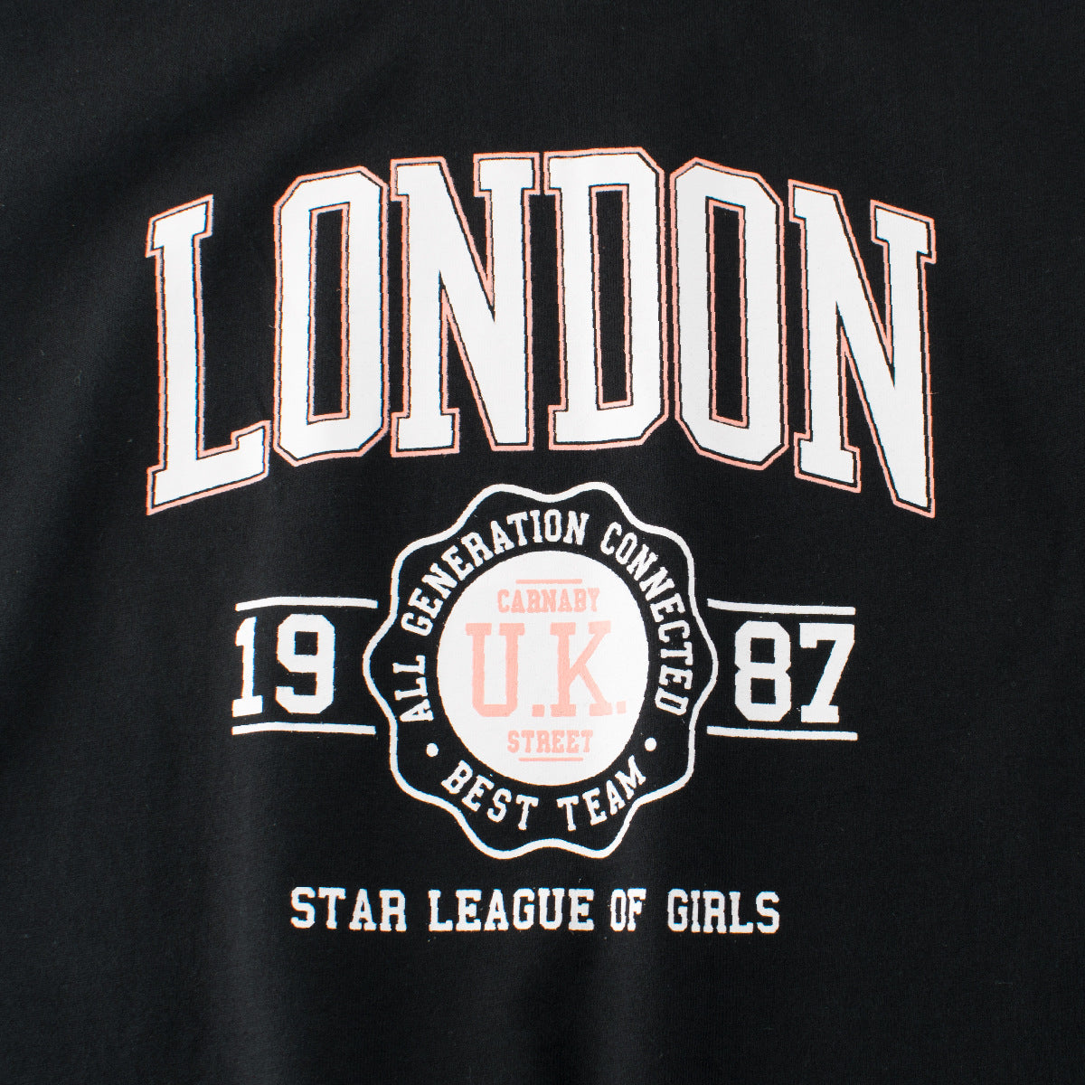Kids’ Letters Pattern T-shirt in European and American Style-2