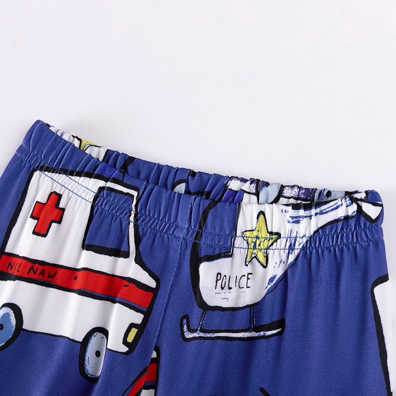 Emergency Rescue Kids Pajama Set – Long Sleeve Shirt and Pants-2