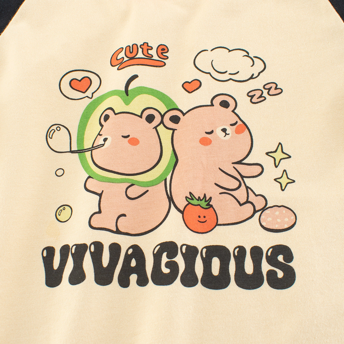 Autumn Baby Kids Boys Letters and Cartoon Print Long Sleeves Crew Neck Cute Top Shirt-4