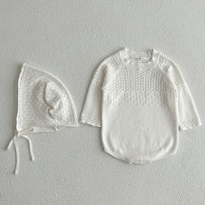 Autumn Solid Color Quality Knitwears Onesies-3