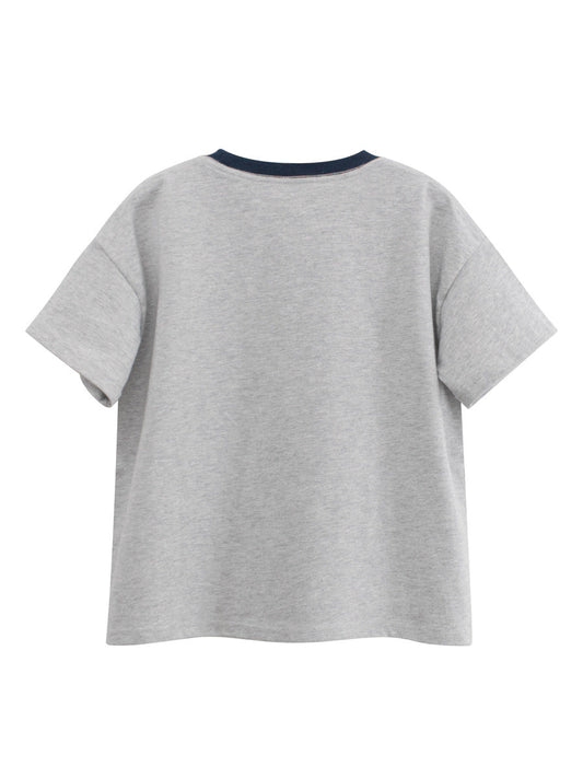 Arrival Letters Print Kids’ T-Shirt in European and American Style for Summer-1