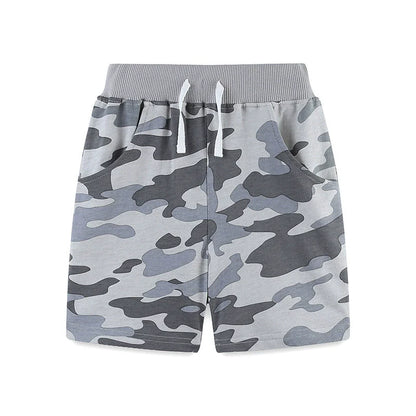 Summer Arrival Kids Boys Cotton Casual Style Camouflage Shorts-0