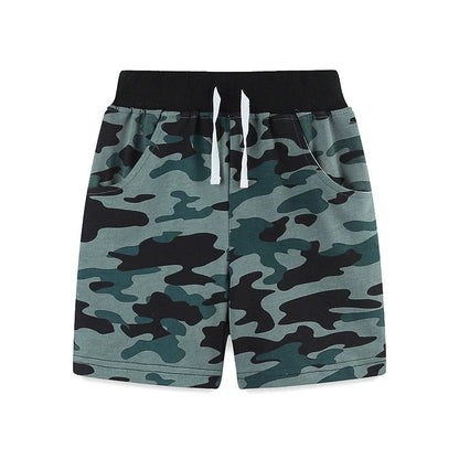 Summer Arrival Kids Boys Cotton Casual Style Camouflage Shorts-1