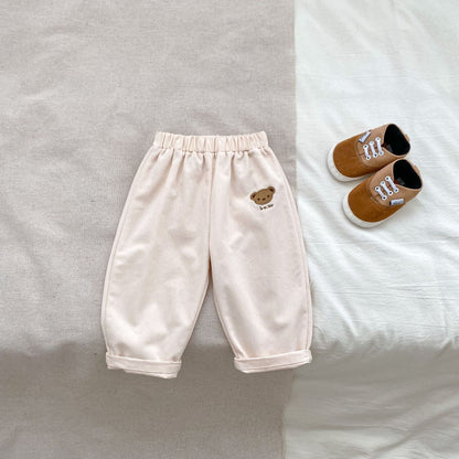 Arrival Autumn Baby Boys Long Sleeves Striped Teddy Top Shirt and Versatile Pants – Matching Set-2