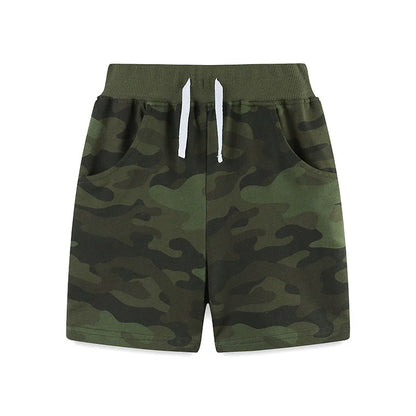 Summer Arrival Kids Boys Cotton Casual Style Camouflage Shorts-2