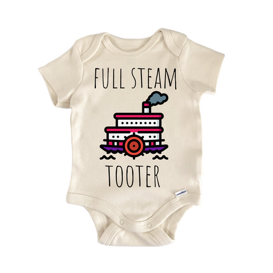 Steamboat Boat - Baby Bodysuit-0