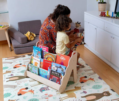 Wave Design Montessori Bookshelf / Medium Size-4