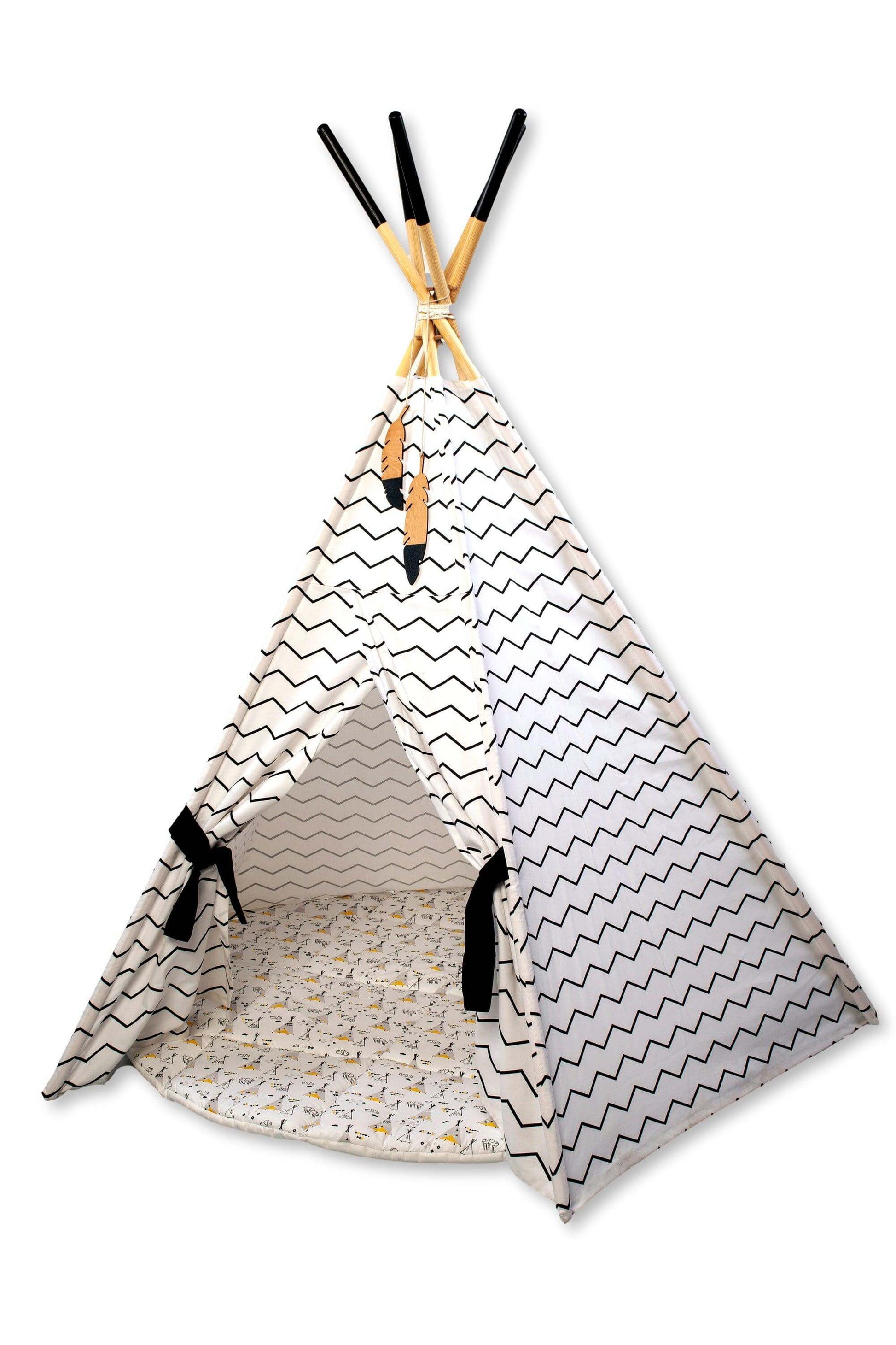 XL Teepee Tent and Play Mat Set-3